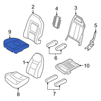Ford OE - Front Left Seat Cushion Foam