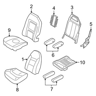 Ford OE - Seats & Tracks - Front Seat Components