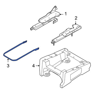 Ford OE - Front Left Seat Track Adjust Handle