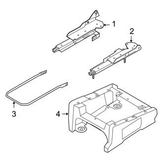 Ford OE - Seats & Tracks - Tracks & Components (Front Seat, Manual Seats)