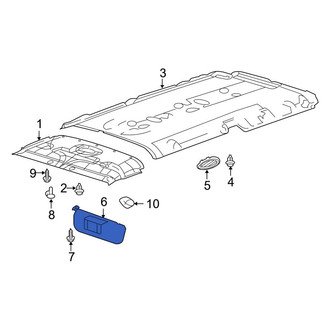 Ford OE - Left Sun Visor