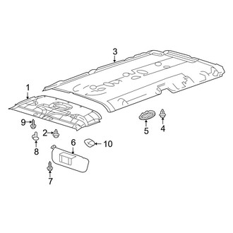 Ford OE - Roof - Interior Trim (With Full Headlining)