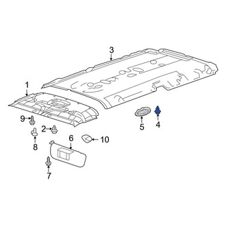 Ford OE - Rear Headliner Clip