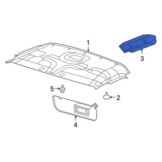 Ford OE - Left Roof Opening Trim