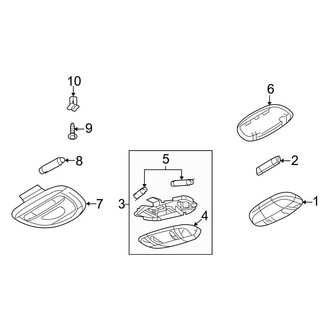 Ford OE - Roof - Interior Lamps