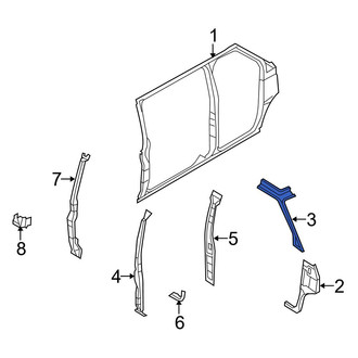 Ford OE - Right Upper Body A-Pillar