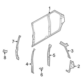 Ford OE - Pillars, Rocker & Floor - Uniside (Passenger Side)