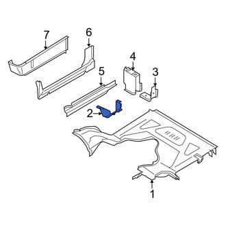 Ford OE - Front Right Floor Pan Reinforcement