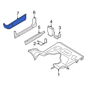 Ford OE - Front Right Running Board Step Pad
