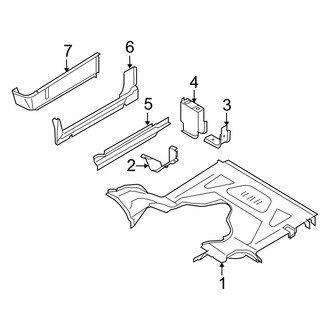 Ford OE - Pillars, Rocker & Floor - Front Floor