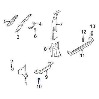 Ford OE - Door Sill Plate Bracket