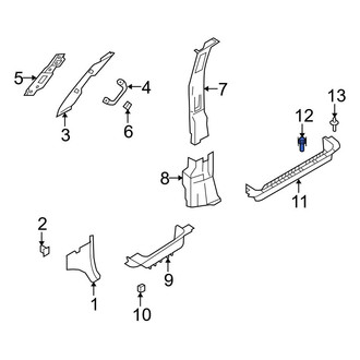 Ford OE - Door Sill Plate Screw