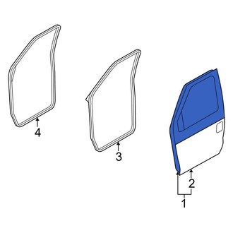Ford OE - Front Right Door Shell