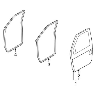 Ford OE - Front Door - Door & Components