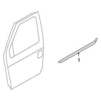 Ford OE - Front Door - Exterior Trim