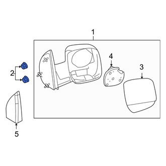 Ford OE - Door Mirror Nut