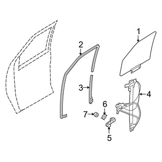 Ford OE - Front Door - Glass & Hardware