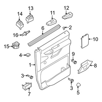 Ford OE - Front Door - Interior Trim