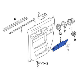 Ford OE - Front Left Interior Door Handle Trim