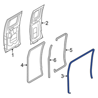 Ford OE - Center Door Seal
