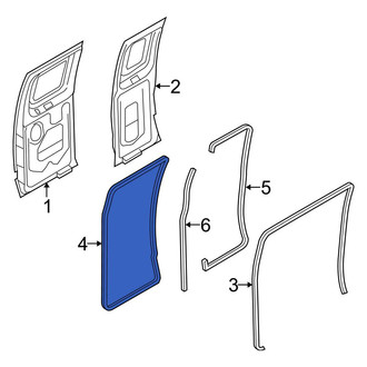 Ford OE - Front Right Inner Door Seal
