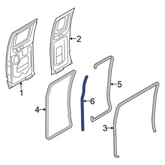 Ford OE - Center Front Door Seal