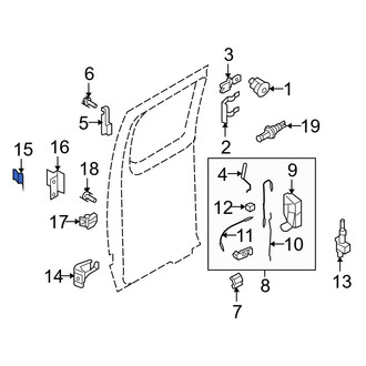 Ford OE - Rear Left Door Check Bracket