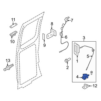 Ford OE - Door Latch Assembly