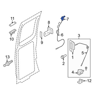 Ford OE - Door Latch Assembly