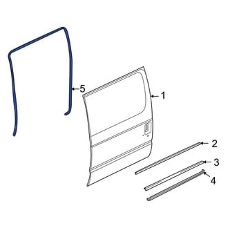 Ford OE - Inner Sliding Door Weatherstrip