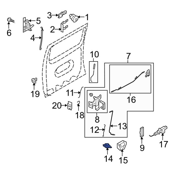 Sliding Door Latch