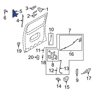 Ford OE - Outer Sliding Door Handle