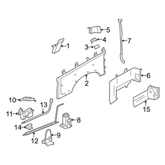Ford OE - Side Panel - Interior Trim (Passenger Side), (Standard Cargo Van / Standard Passenger Van)