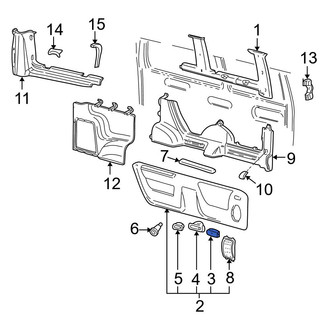 Ford OE - Rear Interior Quarter Panel Cup Holder