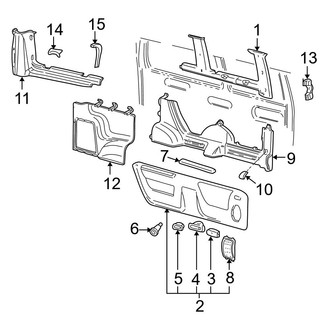 Ford OE - Side Panel - Interior Trim (Driver Side)