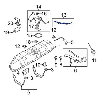 Ford OE - Evaporative Emissions System Lines
