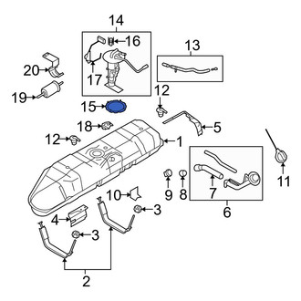 Ford OE - Fuel Pump Tank Seal