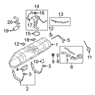 Ford OE - Fuel Filler Hose Clamp