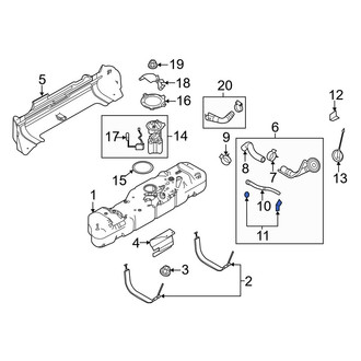 Ford OE - Automatic Transmission Oil Cooler Clamp
