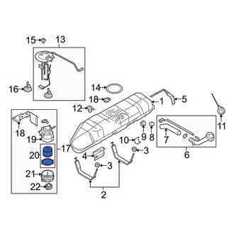 Ford OE - Fuel Pump Filter