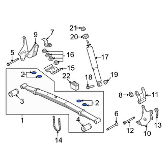 Ford OE - Leaf Spring Spacer