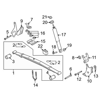 Ford OE - Rear Suspension - Suspension Components