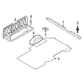 Ford OE - Rear Door Sill Plate Clip