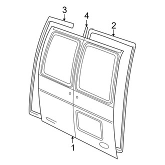 Ford OE - Back Door - Door & Components