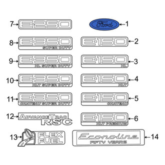Ford OE - Rear Door Emblem