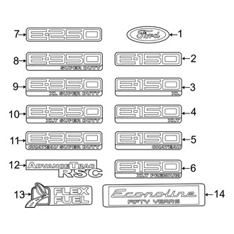 Ford OE - Back Door - Exterior Trim