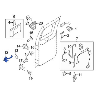 Ford OE - Rear Right Door Check