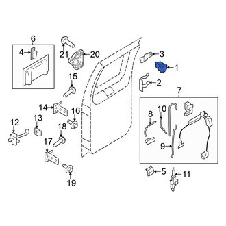 Ford OE - Front Door Lock Cylinder