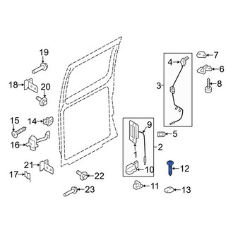 Ford OE - Inner Interior Door Handle Screw