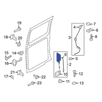 Ford OE - Rear Left Inner Interior Door Handle